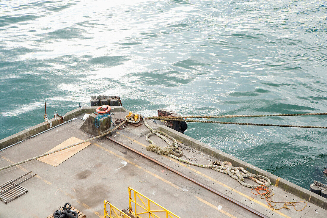 Deck of Ship, Vancouver, BC, Canada