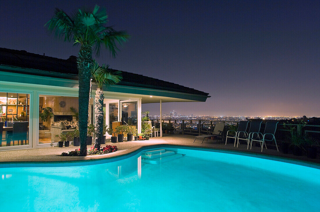 Backyard Pool, Los Angeles, CA, US