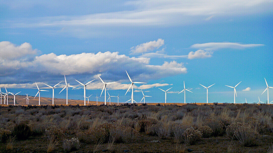 Wind Turbines, Ellensburg, WA, US