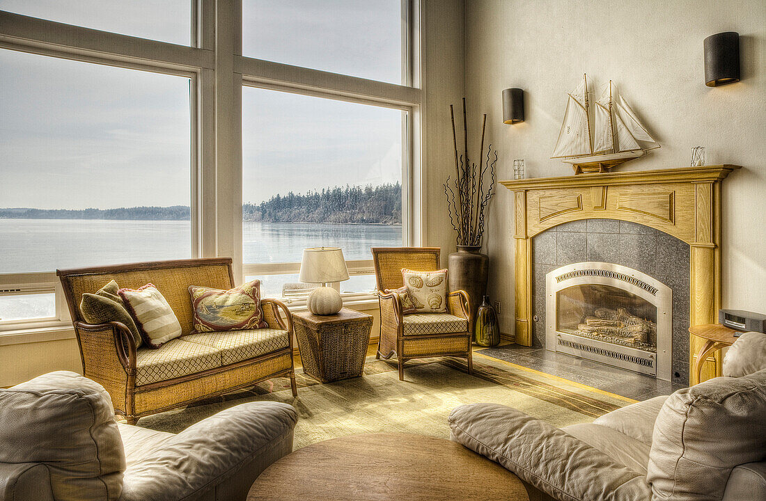 Living Room With a View, Indianola, WA, U.S.