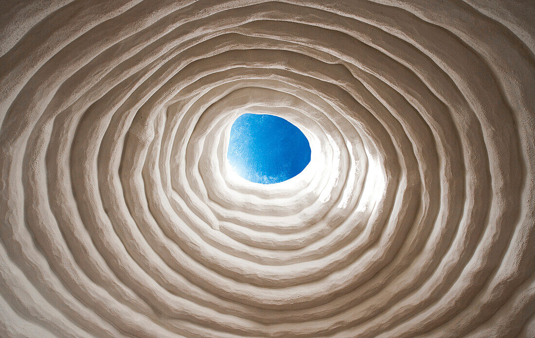 Sky Seen Through Skylight, Mojave, California, USA