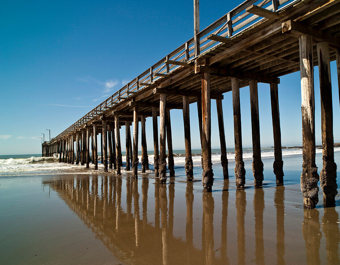 Boardwalk, Cayucos, California, Cayucos, California, USA