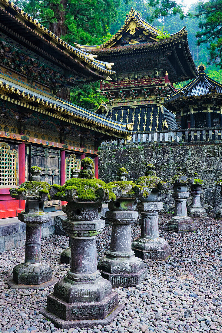 Ornate Toshogu Shrine, Nikko National Park, Nikko, Japan