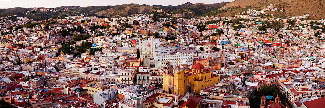 City Skyline, Overlook at the PÃ­pila, City of Guanajuato, Guanajuato, Mexico