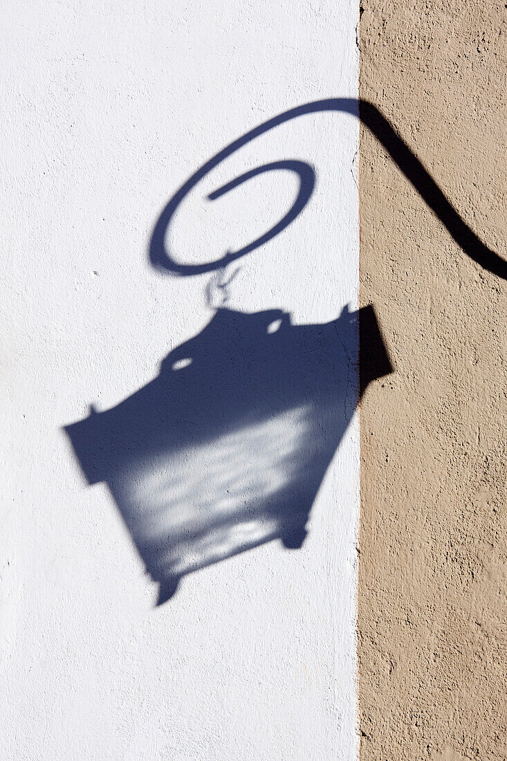 Shadow of Street Lamp, San Miguel de Allende, Guanajuato, Mexico
