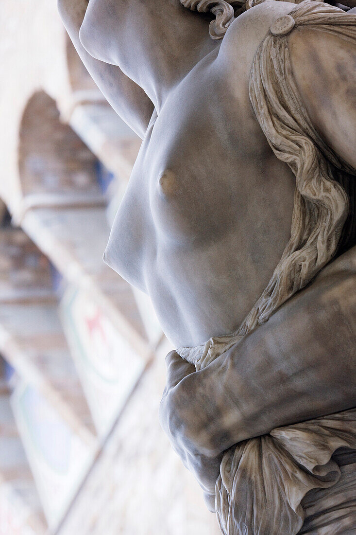 Sculpture in the Piazza della Signoria, Florence, Tuscany, Italy