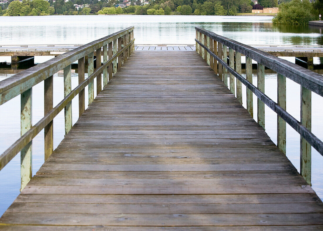 Wooden Dock, Seattle, Washington, USA