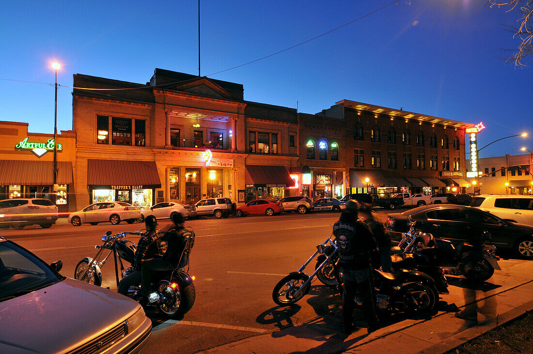 Courthouse in Prescott in the evening, Arizona, southwest- USA, America