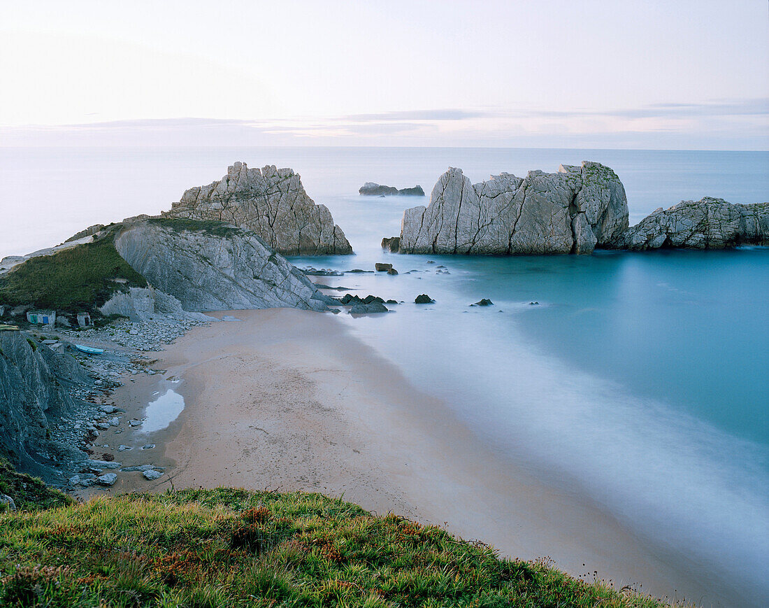 Playa de La Arnia, Santander, Cantabria, Spain