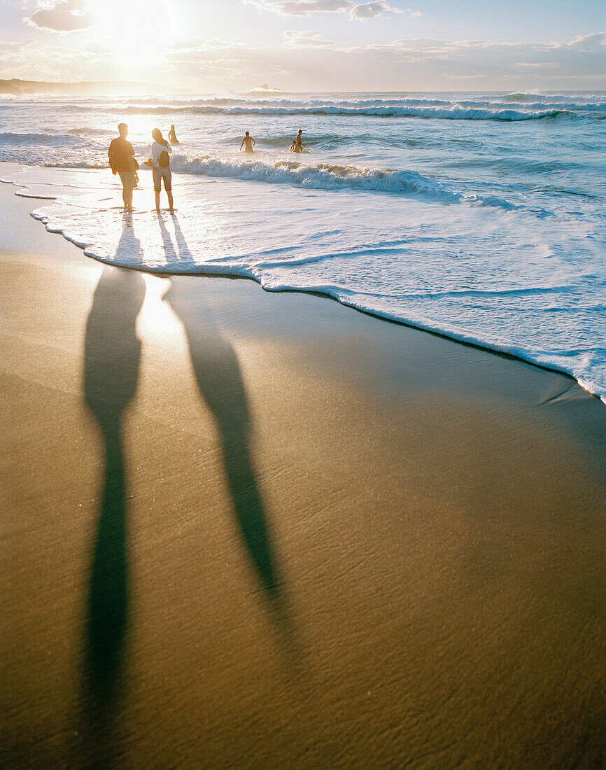 Playa de Valdearenas in the evening, Santander, Cantabria, Spain