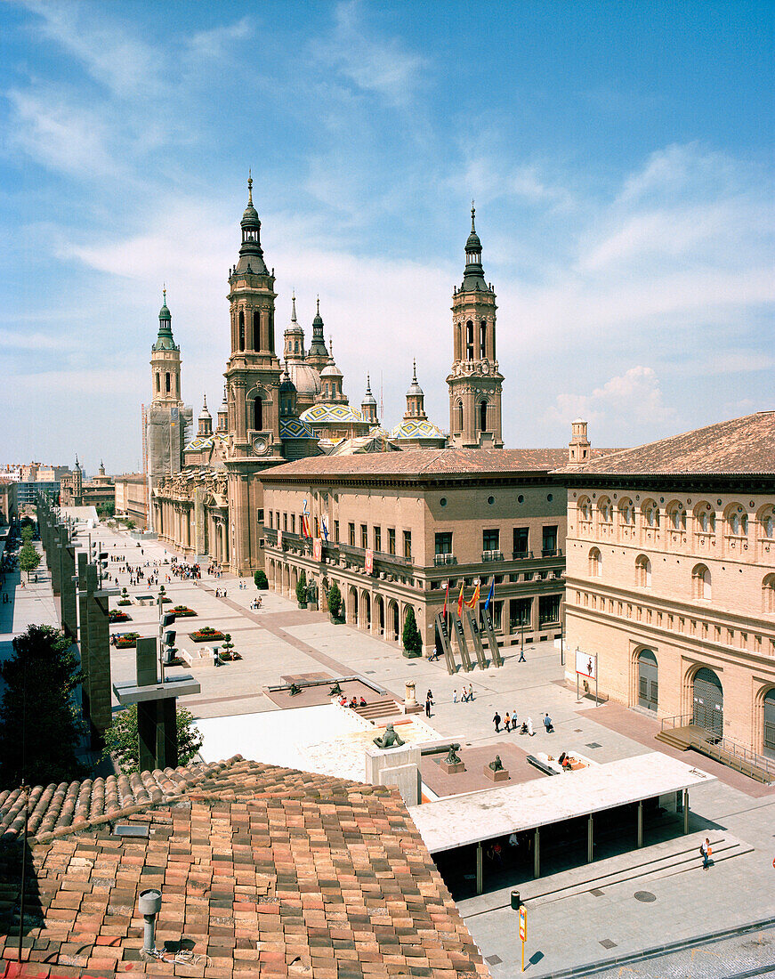 Basilica of Our Lady of the Pillar, Zaragoza, Aragon, Spain