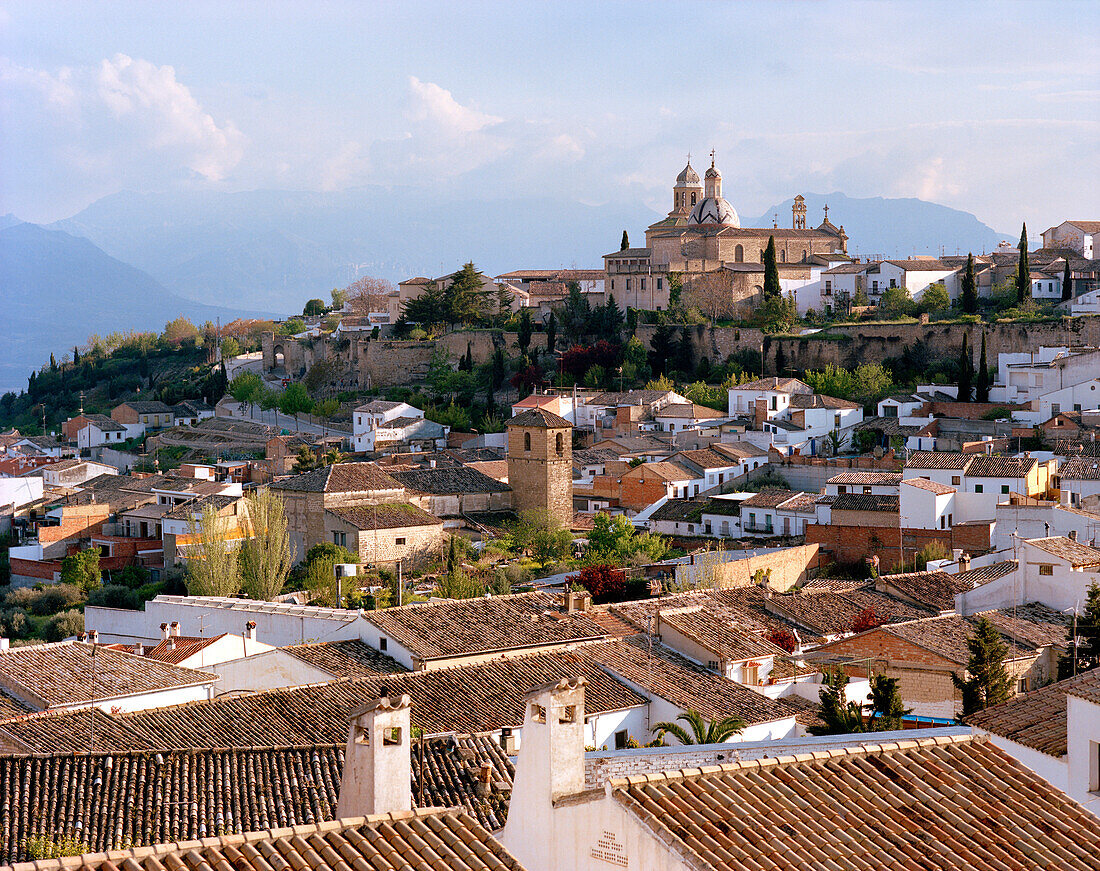 Blick auf die Dächer der Altstadt, Úbeda, Andalusien, Spanien