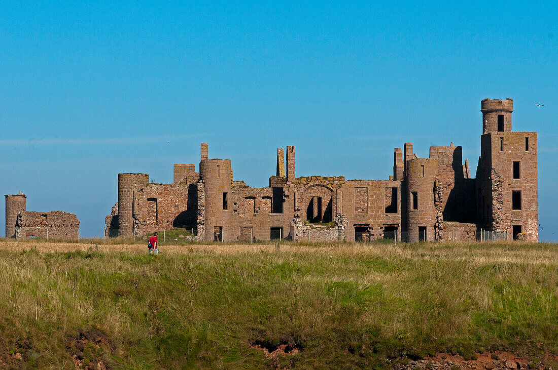 Slains Castle nahe Cruden Bay, Aberdeenshire, Schottland