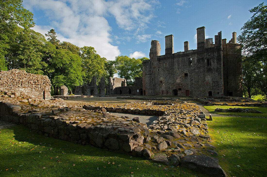 Ruin of Huntley Casltle, Huntley, Aberdeenshire, Scotland