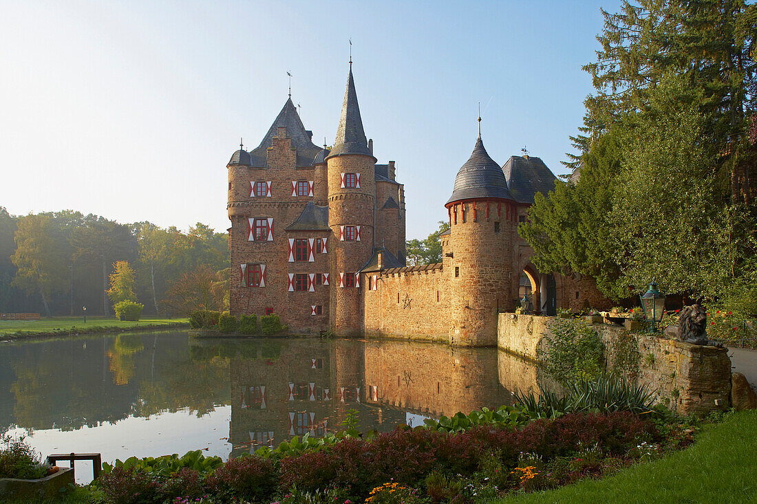 Wasserburg Satzvey in Schaven Satzvey, Nordeifel, Nordrhein-Westfalen, Deutschland, Europa