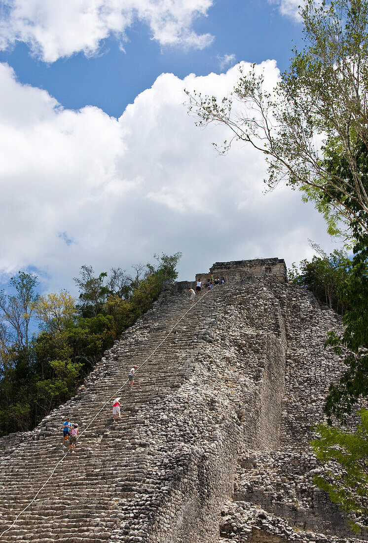The Nohoch Pyramid, Coba, Quintana Roo, Mexico