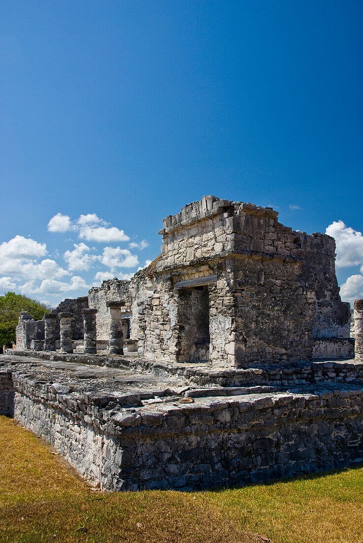 Mayan ruins at Tulum, Tulum, Quintana Roo, Mexico