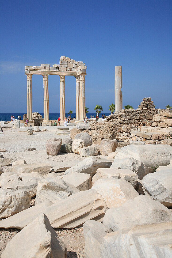 Temple of Apollo, Side, Mediterranean, Turkey