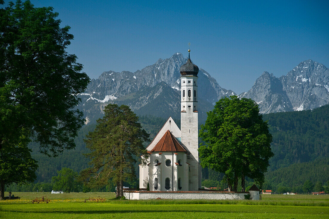 Colomanskirche - Church of St Coloman, Schwangau, Bavaria, Germany