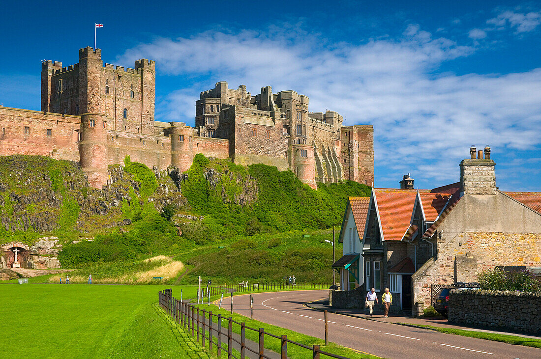 Bamburgh Castle, Bamburgh, Northumberland, UK - England