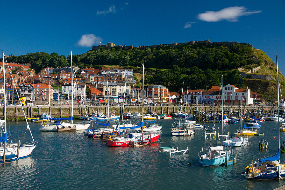 Scarborough Harbour, Scarborough, Yorkshire, UK - England