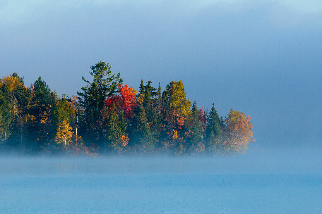Lake Umbagog in autumn, Lake Umbagog, New Hampshire, USA