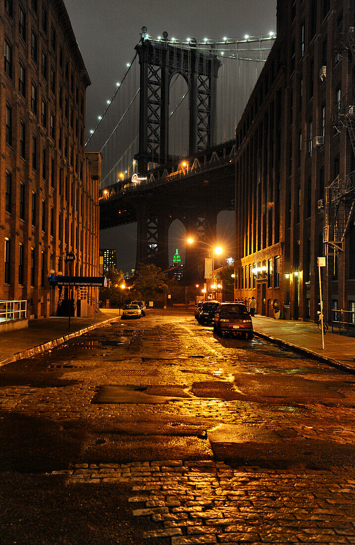 Washington Bridge, Empire State Building, New York City, New York, USA, North America, America