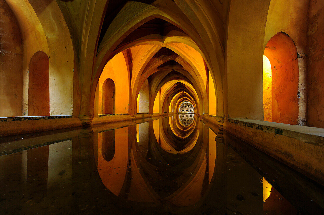 Baths of Lady Maria de Padilla, Alcazar, Seville, Andalusia, Spain