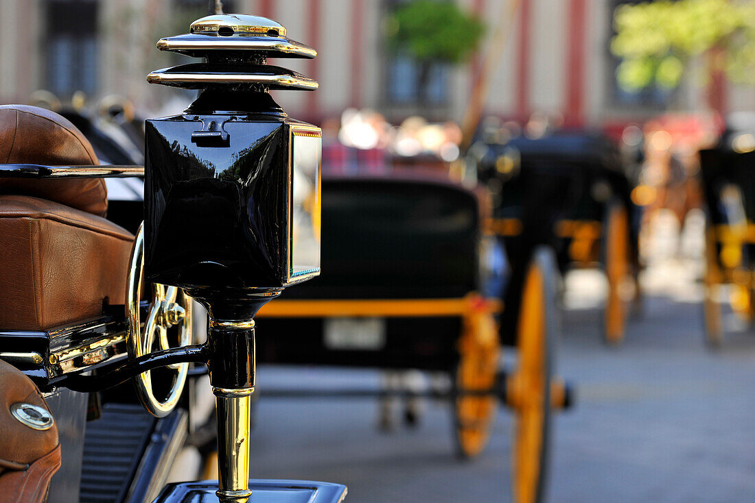 Lantern of carriage, Sevilla, Sevilla Province, Andalusia, Spain