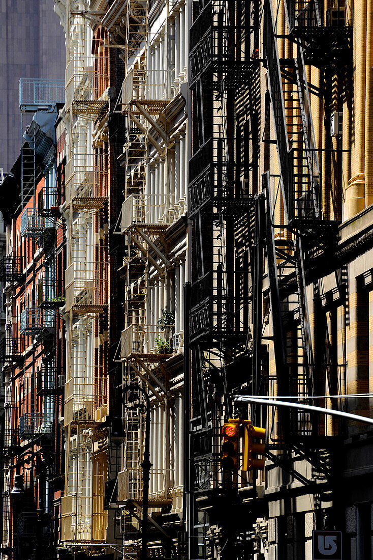 Tribeca, Fire Escape, New York City, New York, USA, North America, America