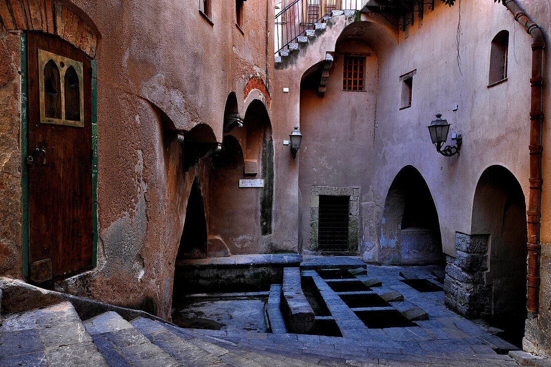Norman- arabian baths,  Cefalù, Palermo, Sicily, Italy