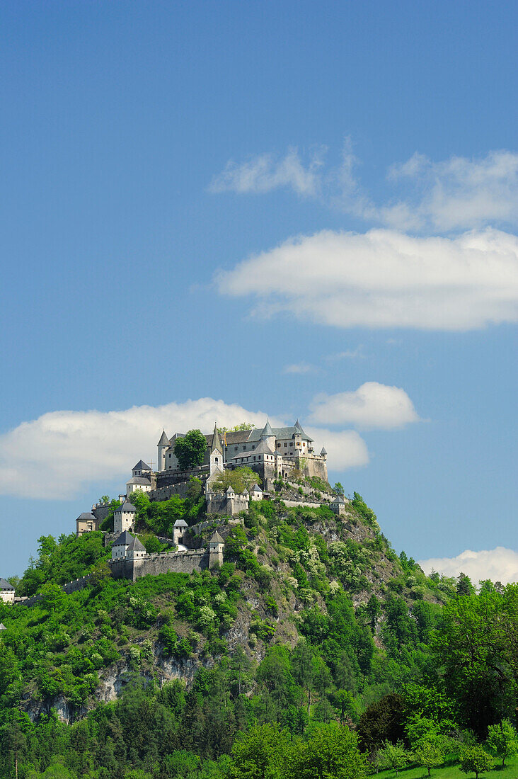 Blick auf Burg Hochosterwitz, Kärnten, Österreich, Europa