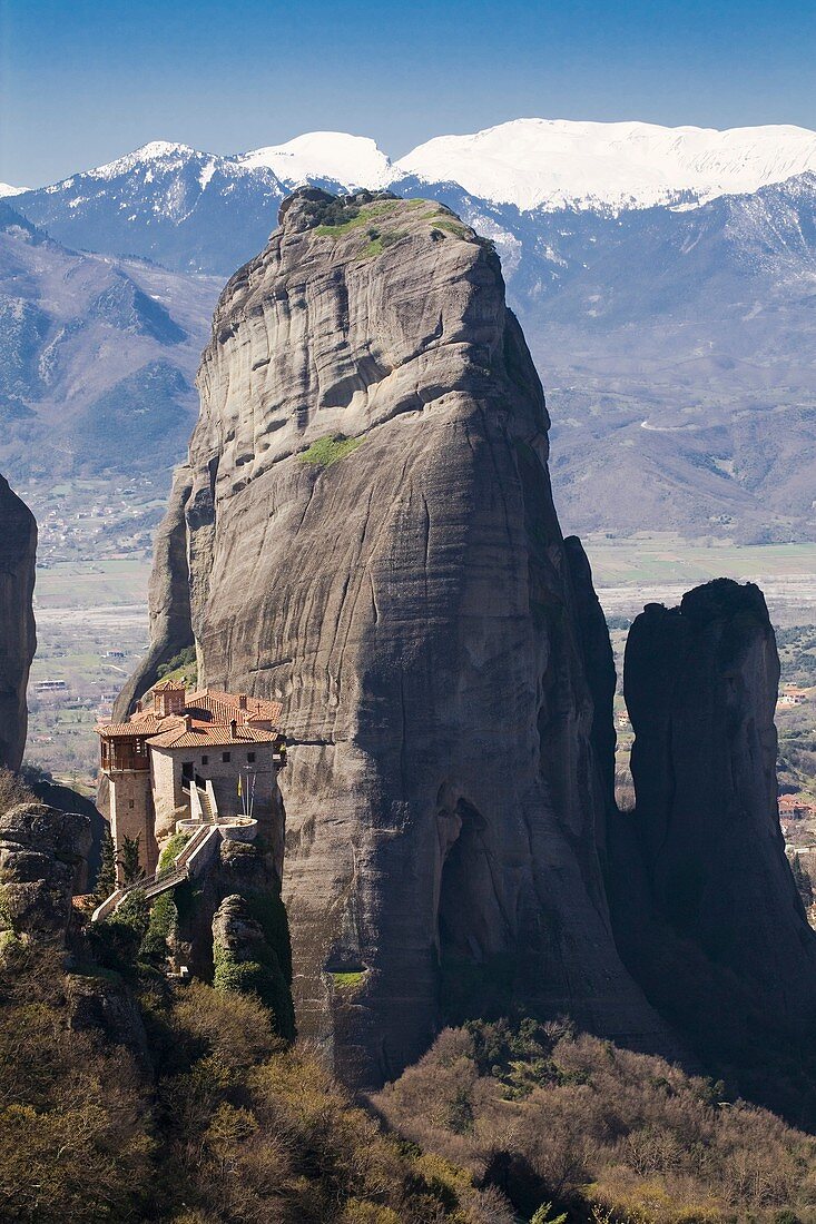 Monastery of Rousanou. Meteora. Greece.