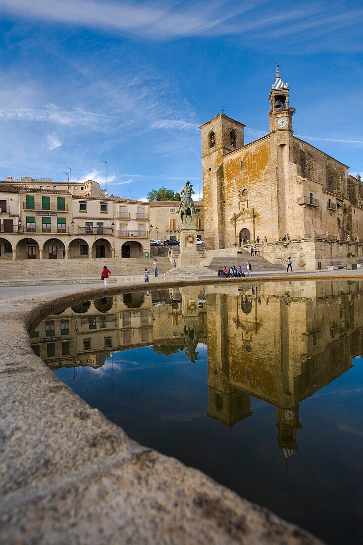 Main Square, Trujillo. Caceres province, Extremadura, Spain