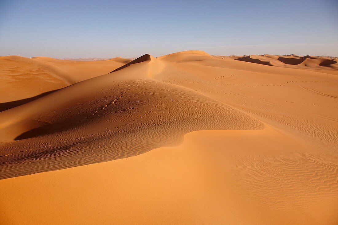 Sand dunes, Idhan Ubari, Wadi Al Hayaa, Libia