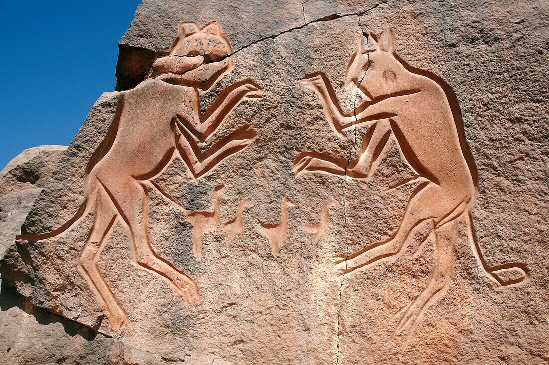 Rocks carvings, Wadi Matkhandoush, Wadi Matkhandoush, Ghat, Libia