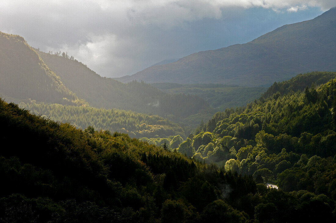 Landscape near Betws-y-coed, Snowdonia National Park, Wales, UK
