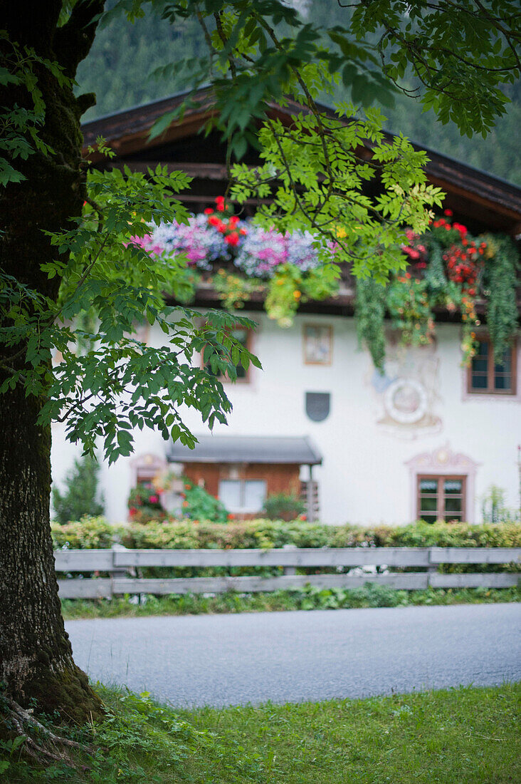 Bauernhaus, Leutaschtal, Tirol, Österreich