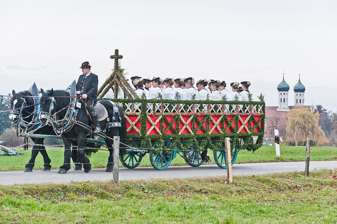 Festival of Leonhardiritt, Benediktbeuren, Bavaria, Germany