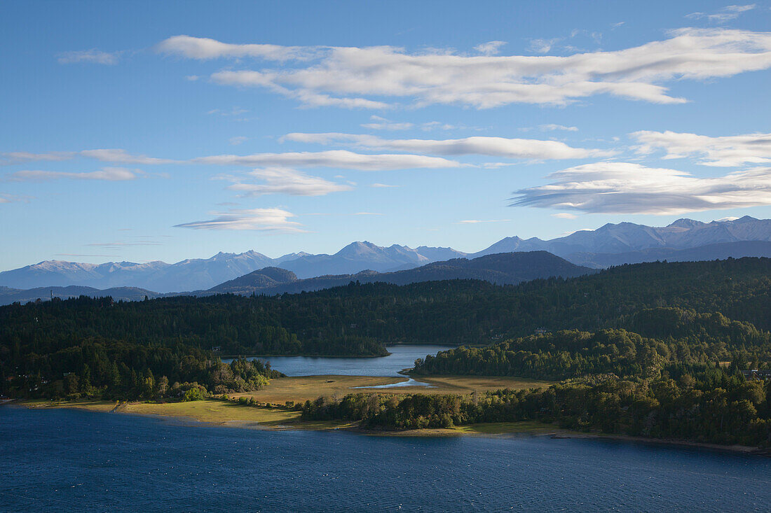 Landscape at Lago Moreno, Nahuel Huapi National park, near San Carlos de Bariloche, Rio Negro, Patagonia, Argentina