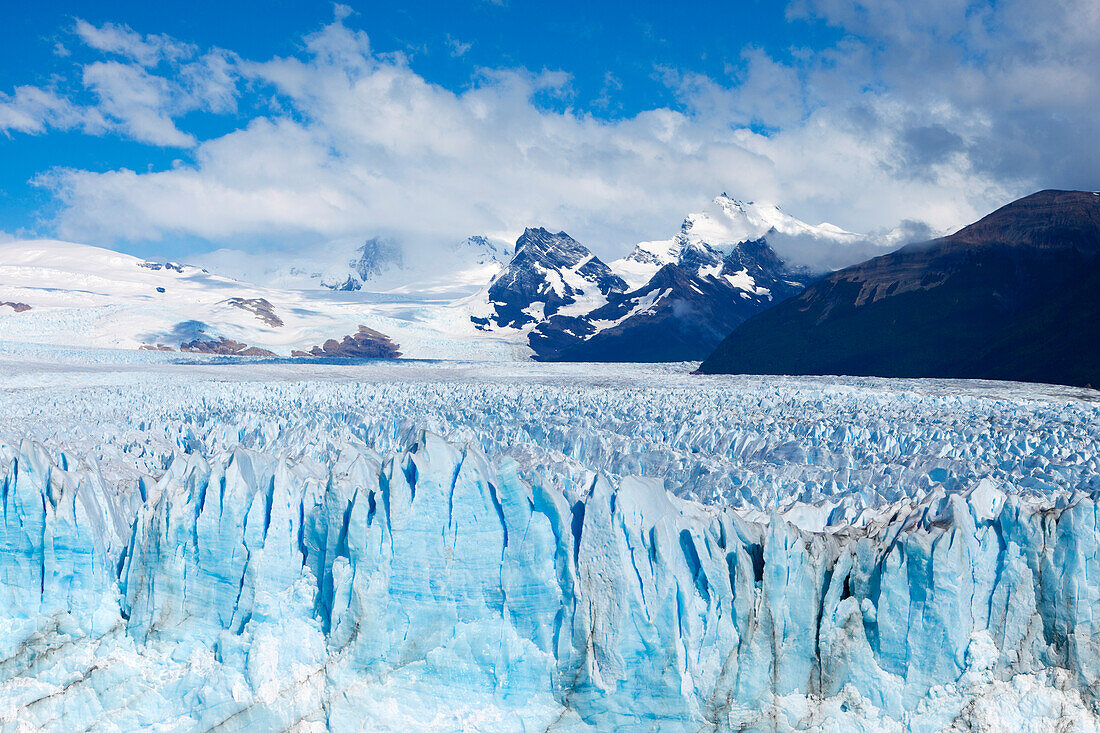 Perito Moreno Gletscher, Lago Argentino, Nationalpark Los Glaciares, bei El Calafate, Patagonien, Argentinien