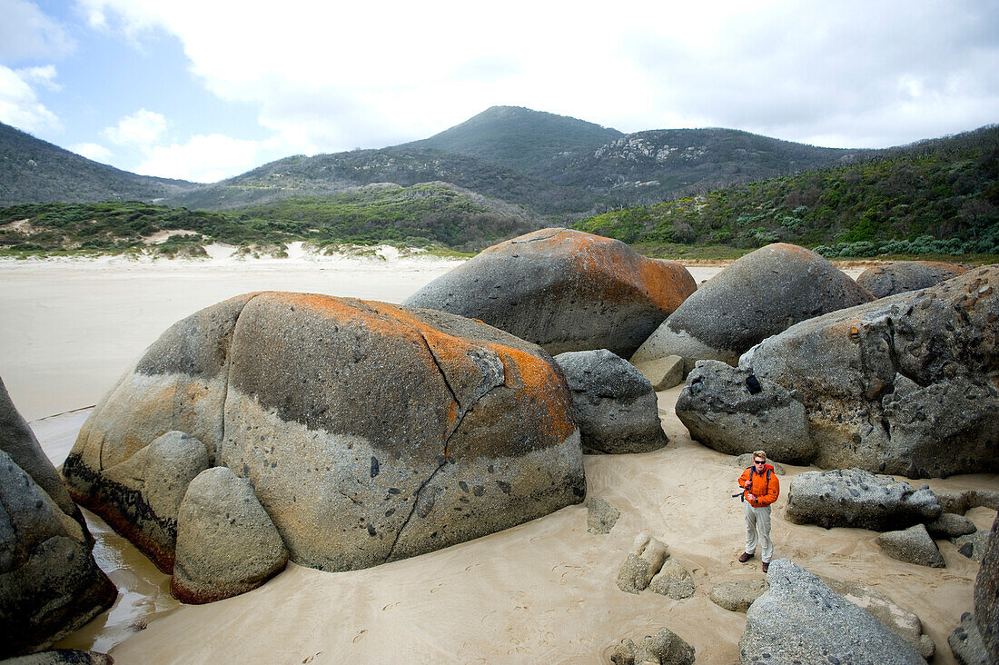 Granite rocks, Whisky Bay, Wilsons Promontory National Park, Victoria, Australia