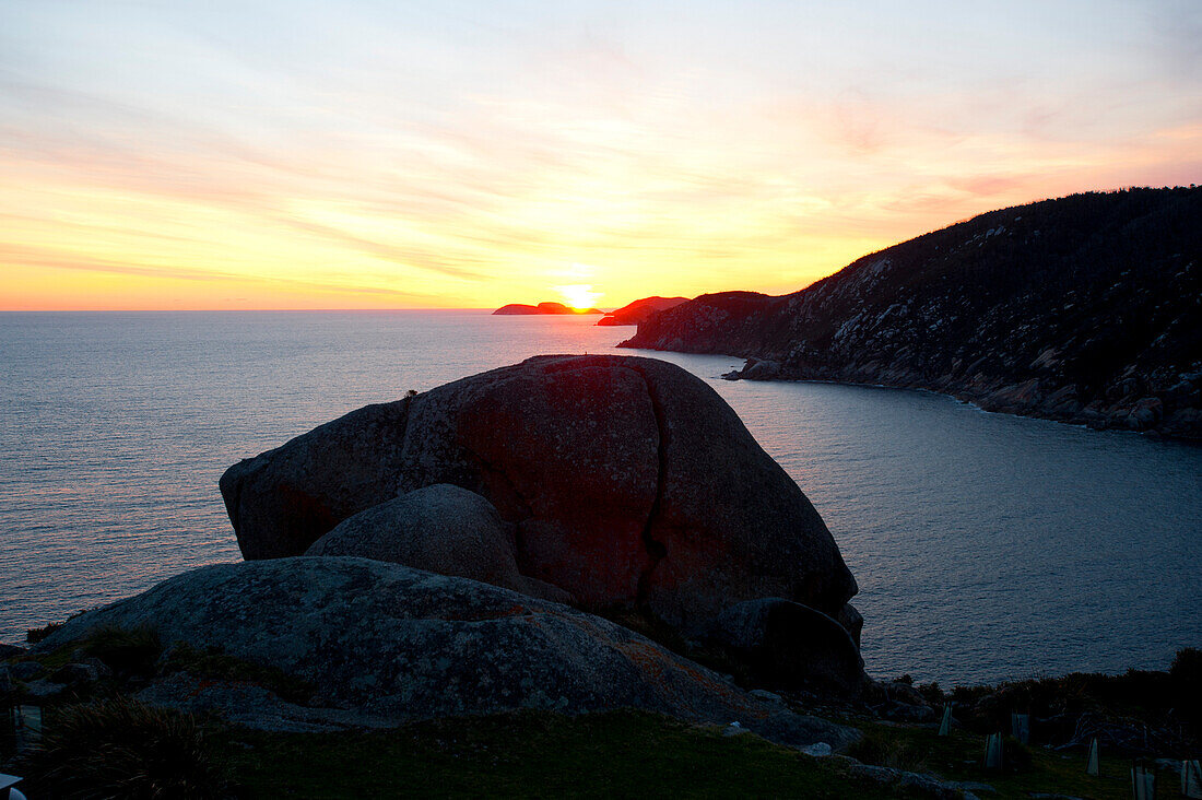 Sunset at South East Point, Wilsons Promontory National Park, Victoria, Australia