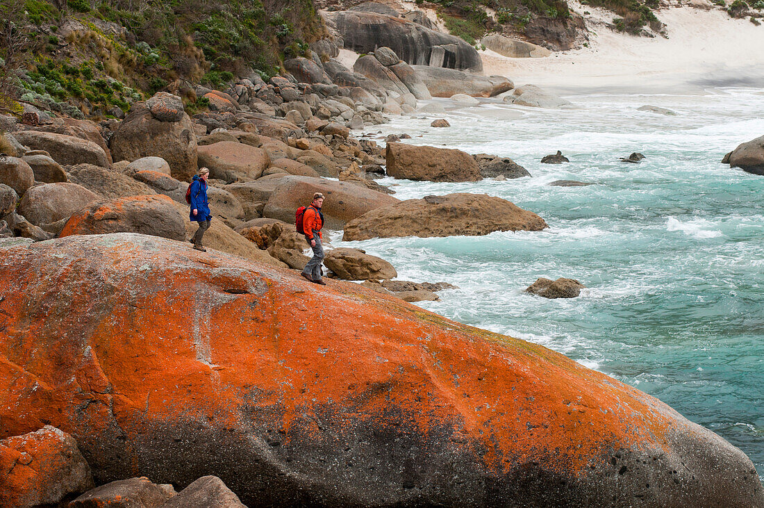 Granite rocks near Little Oberon Bay, Wilsons Promontory National Park, Victoria, Australia