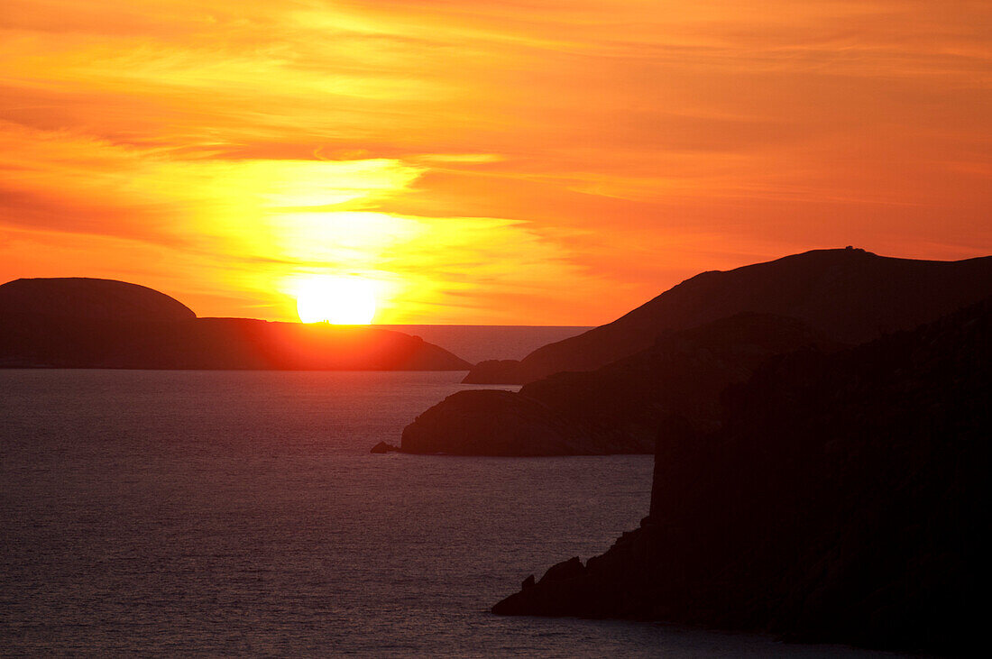 Sunset at South East Point, Wilsons Promontory National Park, Victoria, Australia