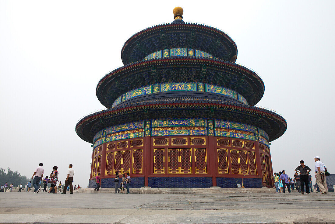 Temple of Heaven in the Tiantan Park, Peking, Beijing, People's Republic of China