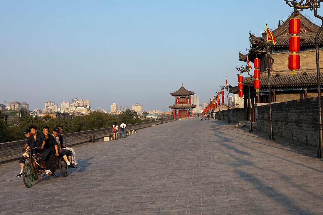City wall of Xi'an, Shaanxi Province, People's Republic of China