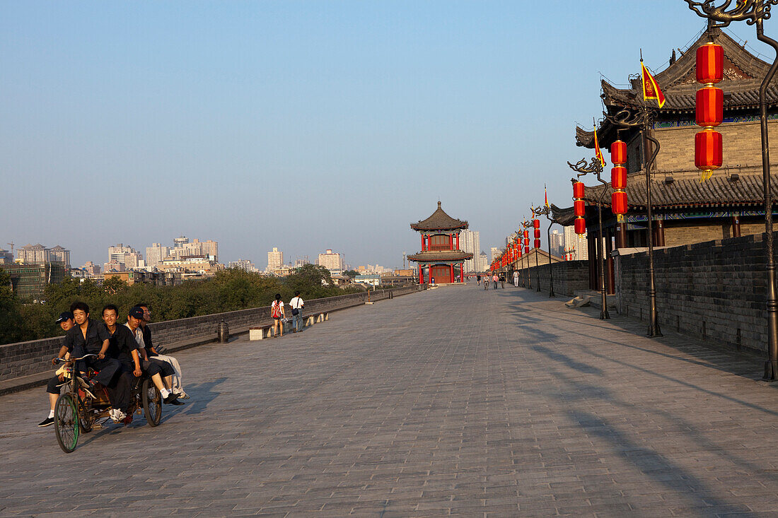 Stadtmauer von Xi'an, Xiang, Provinz Shaanxi, Volksrepublik China