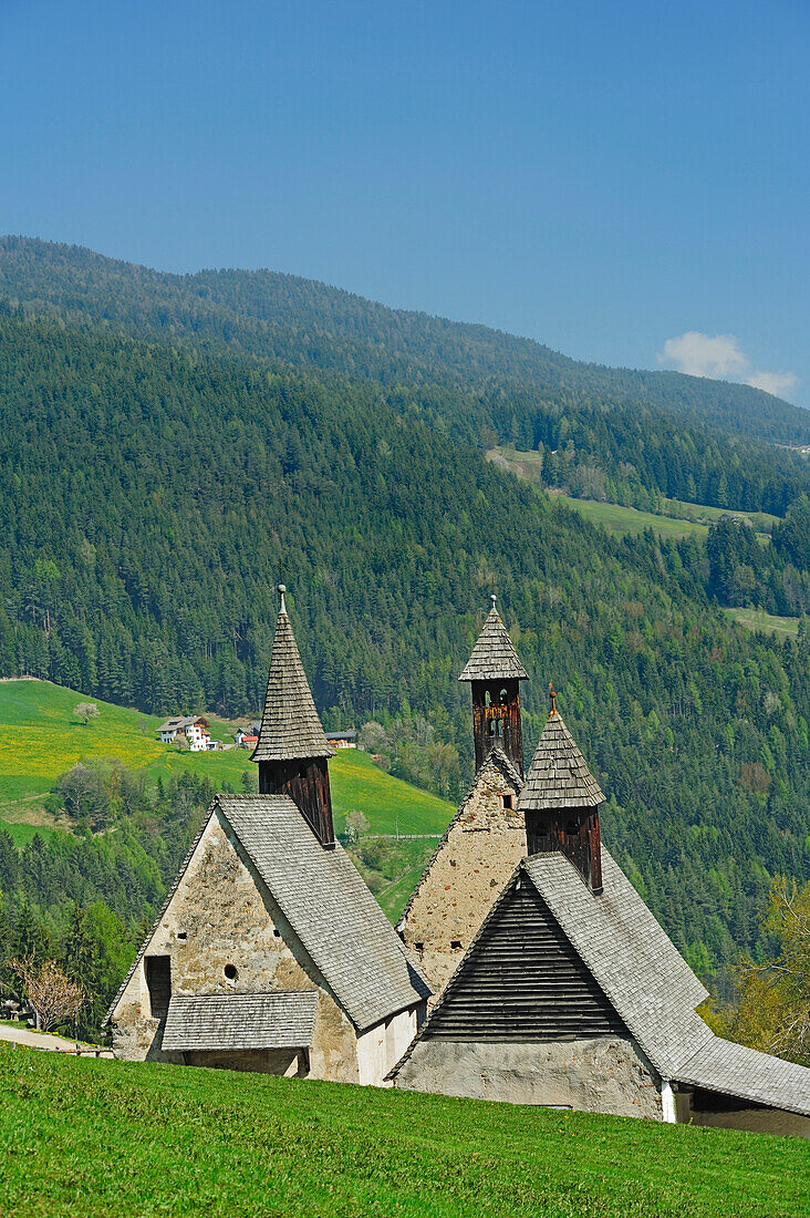 Three chapels, Bad Dreikirchen, Barbian, South Tyrol, Trentino-Alto Adige/Suedtirol, Italy