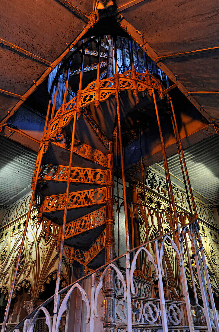 Wendeltreppe, Elevador de Santa Justa, Lissabon, Portugal, Europa